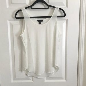 Jcrew white scoop neck top